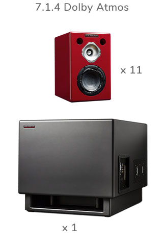 Wayne Jones Audio Dolby Atmos 7.1.4 Studio Monitor System – Bundle 3 (8,150 watt)