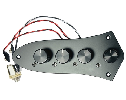 Wayne Jones Audio WJA-3B, all-in-one jazz-style control plate 3-band onboard bass guitar pre-amp
