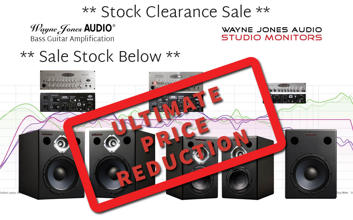Wayne Jones Audio stock clearance sale