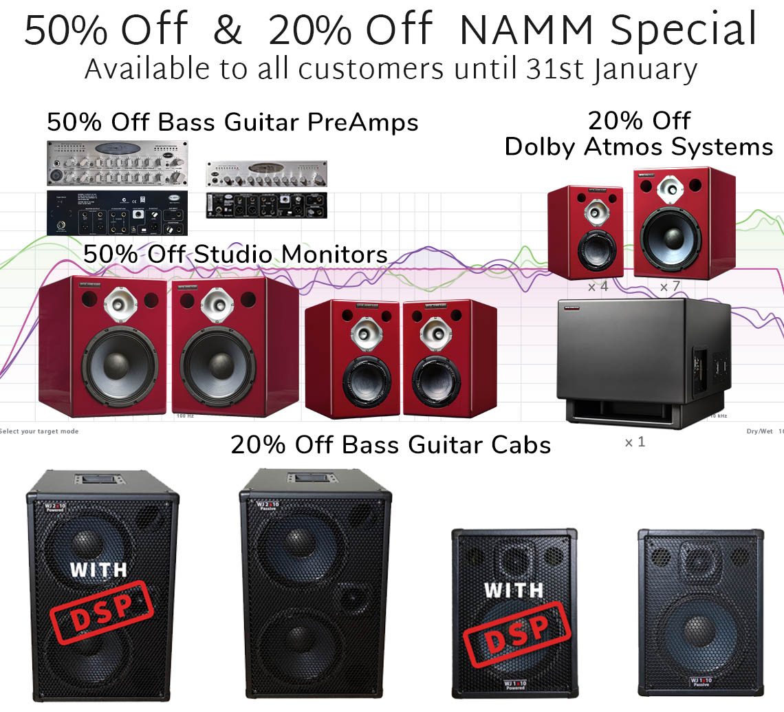 Wayne Jones Audio 50% Off & 20% Off NAMM 2026 Special