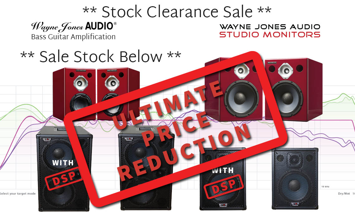 Wayne Jones Audio stock clearance sale